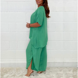 Casual loose plus size suit