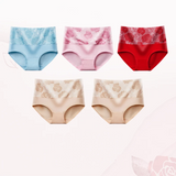 High-Waisted Antibacterial Panties