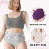 High-Waisted Antibacterial Panties