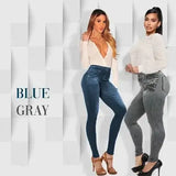 🔥Last Day Promotion 70% OFF🔥Perfect Stretch Skinny Fit Pull-On Push-Up Plus-Size Denim Jeans Leggings