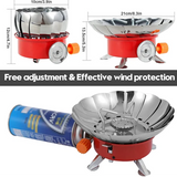 Portable Stainless Steel Gas Stove for Outdoor Camping