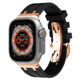 New XAP Metal Head Silicone Band For Apple Watch