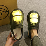 🔥 Cute Slipper With Panda Lamp Summer Sandales Femme Light Funny Woman Slippers Shoes Women