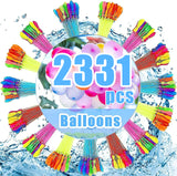 💝 💝  Fast inflating self sealing colourful water balloons 😝  1 set of（ 9 bundles of 333 balls）