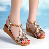 🔥Last Day Promotion - Women's New Summer Rhinestone Open Toe Orthopaedic Sandals