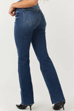 Mid-Rise Tummy Tuck Bootcut Jeans(Buy 2 Free Shipping)