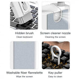 8-in-1 Cleaning Kit, Multifunctional Electronic Cleaning Kit Cleaning Brush Tool for Airpod Pro / Keyboard / Earbuds / MacBook / Headphones / Earphones / iPad / iPhone