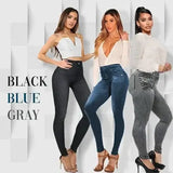 🔥Last Day Promotion 70% OFF🔥Perfect Stretch Skinny Fit Pull-On Push-Up Plus-Size Denim Jeans Leggings