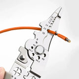 Multi-functional wire stripping pliers