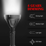 Rechargeable Handheld Spotlight Flashlight 90000 High Lumens