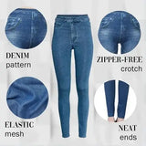 🔥Last Day Promotion 70% OFF🔥Perfect Stretch Skinny Fit Pull-On Push-Up Plus-Size Denim Jeans Leggings