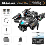 🔥(FREE SHIPPING)🔔 Drone with 8K camera for adults, A168 rc quadcopter with auto return, follow me, brushless motor, circular flight, waypoint, altitude hold, headless mode, 28 minutes long flight time!!