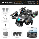 🔥(FREE SHIPPING)🔔 Drone with 8K camera for adults, A168 rc quadcopter with auto return, follow me, brushless motor, circular flight, waypoint, altitude hold, headless mode, 28 minutes long flight time!!