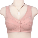 🌷 New Design for Senior Front Closure Cotton Bra