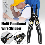 Multi-functional wire stripping pliers