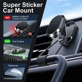 🔥 LAST DAY SALE 50% OFF 🔥 Alloy Folding Magnetic Car Phone Holder