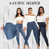 🔥Last Day Promotion 70% OFF🔥Perfect Stretch Skinny Fit Pull-On Push-Up Plus-Size Denim Jeans Leggings