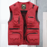 Breathable Mesh Zip Cargo Vest