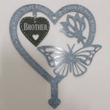 Memorial Gift Butterfly Ornament Garden Plaque