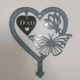 Memorial Gift Butterfly Ornament Garden Plaque