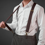 Leather Suspenders for handsome & Love