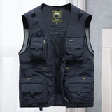 Breathable Mesh Zip Cargo Vest