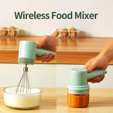 Multifunctional Cordless Electric Whisk Cleaning Brush Mini Handheld Baking Tool