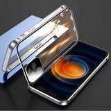 Compatible with Apple for Iphone13 12pro Double Sided Buckle Magnetic Phone Case