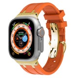 New XAP Metal Head Silicone Band For Apple Watch