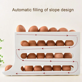 Egg Holder for Fridge, Eggs Dispenser Auto Rolling