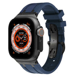 New XAP Metal Head Silicone Band For Apple Watch