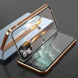 Compatible with Apple for Iphone13 12pro Double Sided Buckle Magnetic Phone Case