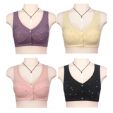 🌷 New Design for Senior Front Closure Cotton Bra