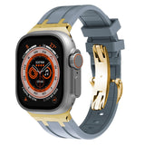 New XAP Metal Head Silicone Band For Apple Watch