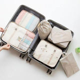 ✈6 pieces portable luggage packing cubes🧳