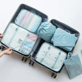 ✈6 pieces portable luggage packing cubes🧳