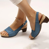 Comfortable Elegant Low Chunky Heel Shoes