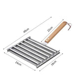 Removable Stainless Steel Sausage Grill Rolling Grill