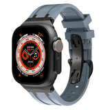 New XAP Metal Head Silicone Band For Apple Watch