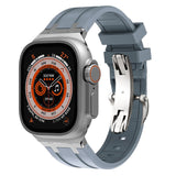 New XAP Metal Head Silicone Band For Apple Watch