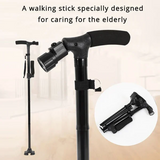 🔥💥Aluminum alloy with LED light non-slip foldable walking stick💥👵