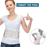 Belt for back pain relief Scoliosis Lumbar support Breathable mesh design (Free shipping on the second one for $5 off)）