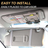 CAR SUN VISOR STORAGE BAG [PREMIUM LEATHER]