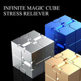 Infinite magic cube aluminum decompression toys