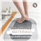 Bathroom absorbent quick-drying carpet mats