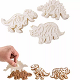 Dinosaurs Cookie 3D Model Set