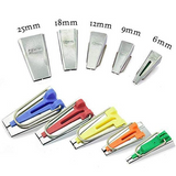 5 Size Bias Tape Maker Tools Set 6mm 9mm 12mm 18mm 25mm Fabric DIY Sewing Quilting Bias Binding Maker Kit