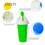 Squeeze Cup Slushy Maker, crushed ice slush