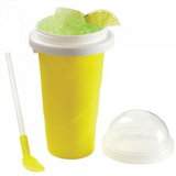 Squeeze Cup Slushy Maker, crushed ice slush