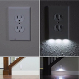 LED sensor night light socket cover